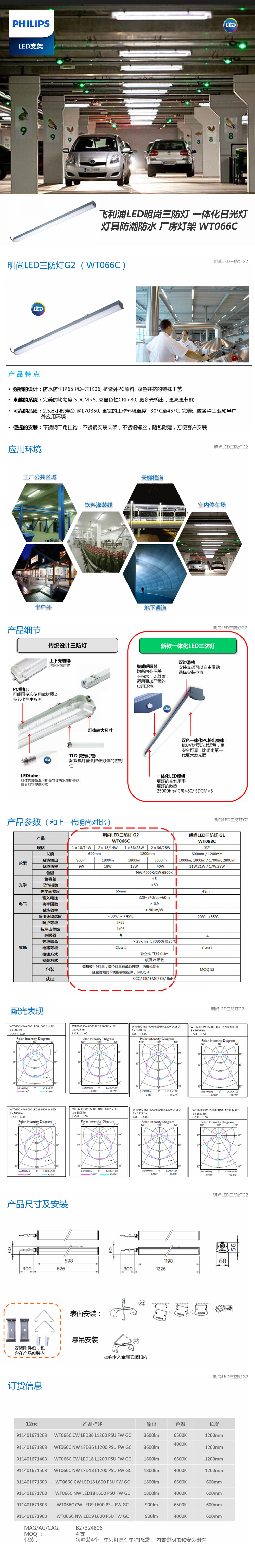 飞利浦LED明尚三防灯-一体化日光灯-灯具防潮防水-厂房灯架-WT066C-.jpg